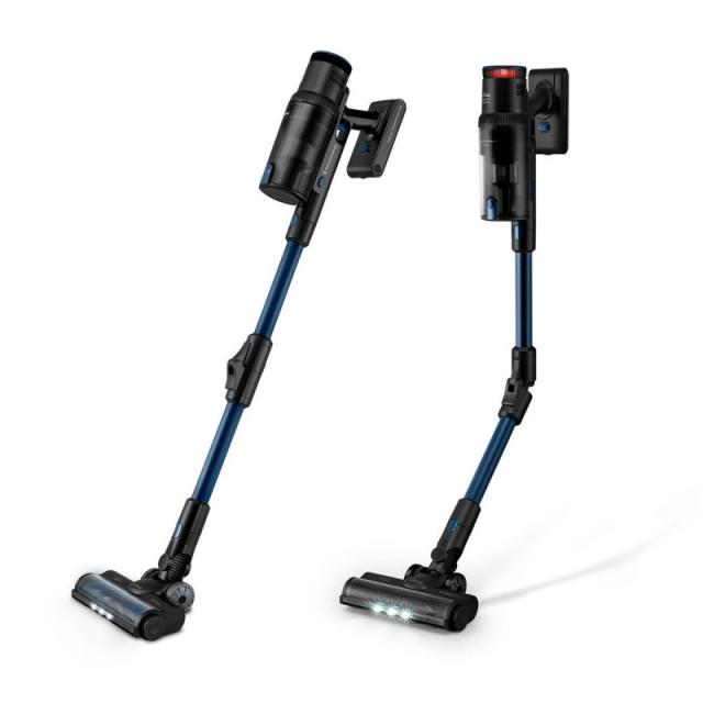 Ufesa - Inspire U7 Digital PRO Aspiradora escoba 2 en 1 Batería Secar Sin bolsa 0,6 L 500 W Negro, Azul 2 Ah