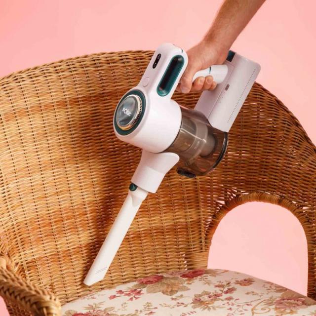 Solac - AE2505 Aspiradora escoba 2 en 1 Batería Secar HEPA Sin bolsa Blanco