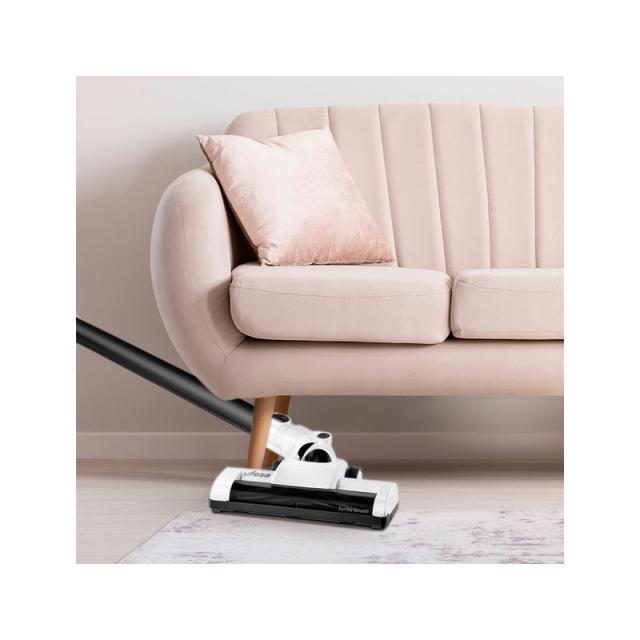 Ufesa - 81405765 aspiradora de pie y escoba eléctrica 2-in-1 stick vacuum Batería Secar HEPA Sin bolsa 13,5 W Negro, Blanco