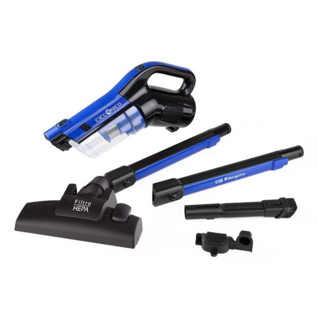 Orbegozo - AP 4800 2-in-1 stick vacuum Corriente alterna Secar HEPA Sin bolsa 600 W Negro, Azul