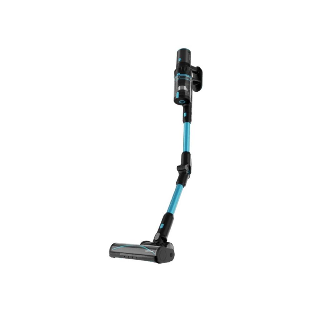 Cecotec - Rockstar 3500 Storm Pet Flex Conga Aspiradora escoba 2 en 1 Batería Secar Sin bolsa 500 W Negro, Azul 2,5 Ah