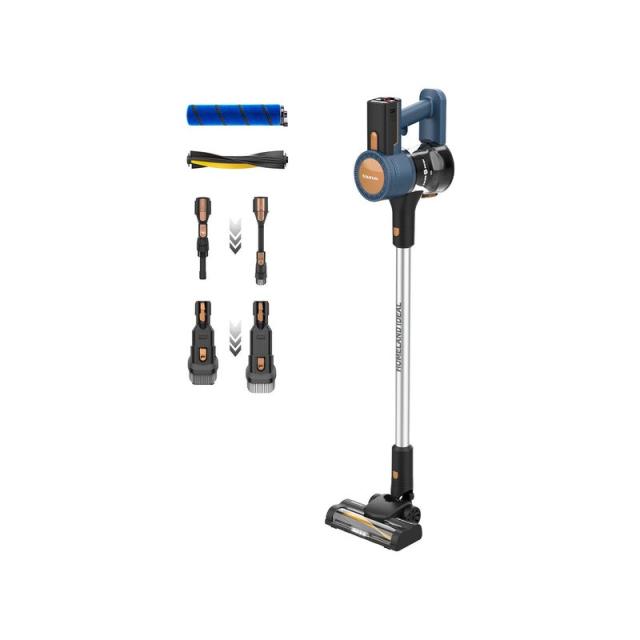 Taurus - 948934000 aspiradora de pie y escoba eléctrica Aspiradora escoba Batería Secar HEPA Sin bolsa 0,5 L 150 W Negro, Azul 2