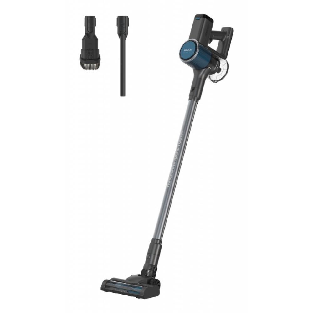 Taurus - Homeland Ideal Touch Aspiradora escoba 2 en 1 Batería Secar HEPA Sin bolsa 0,6 L 180 W Negro, Azul 2,2 Ah
