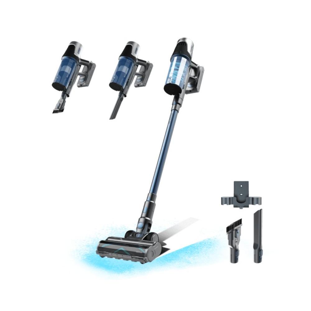 Cecotec - Conga Rockstar RS50 Aspiradora escoba Batería Secar Bolsa para el polvo 0,5 L 400 W Negro, Azul 2200 Ah