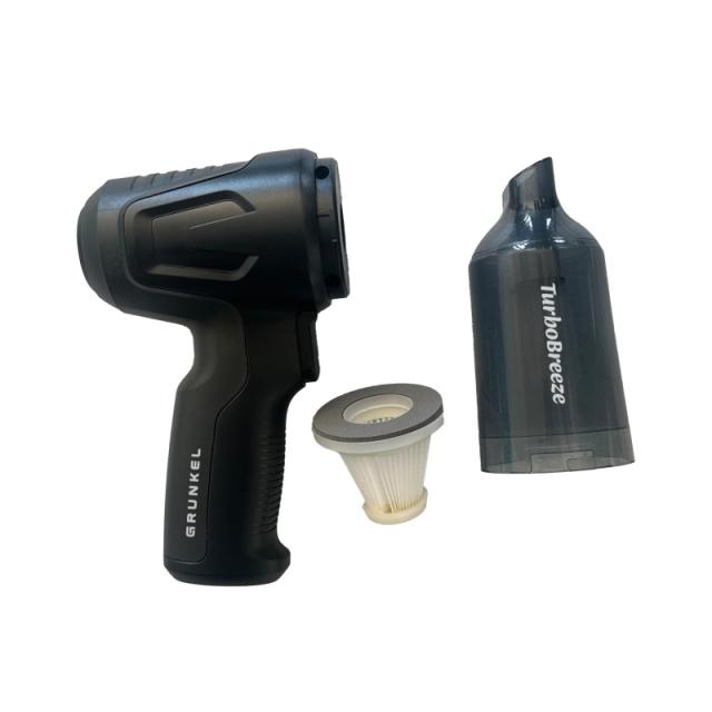 Grunkel - CARFORCE2 aspiradora de mano Negro Sin bolsa