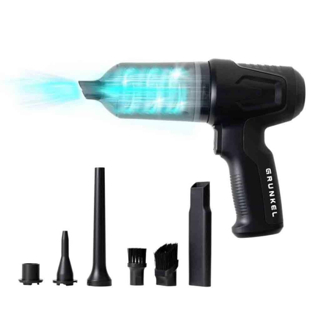 Grunkel - CARFORCE2 aspiradora de mano Negro Sin bolsa