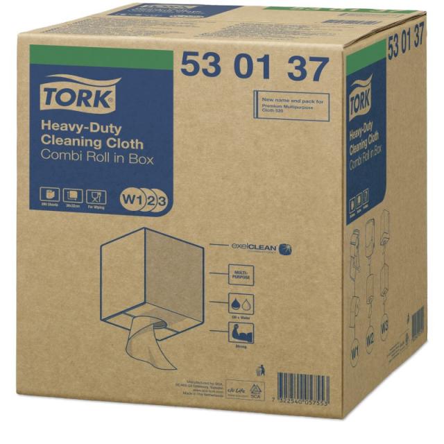 Tork - 530137 trapo para limpiar Papel Blanco 1 pieza(s)