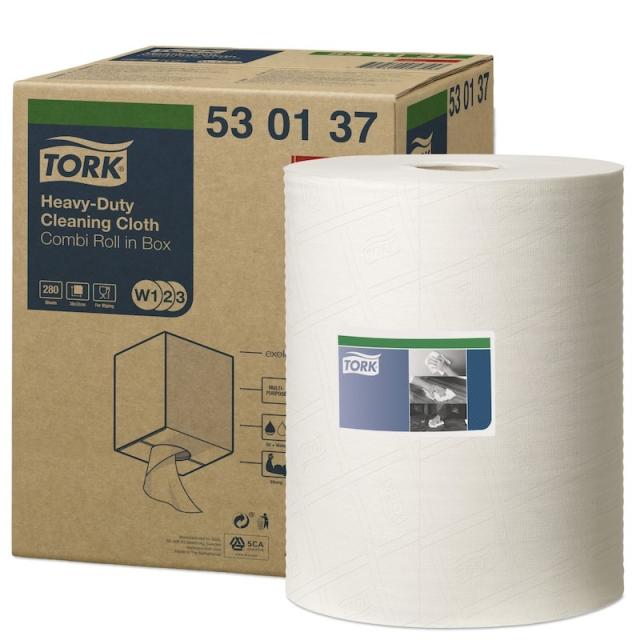 Tork - 530137 trapo para limpiar Papel Blanco 1 pieza(s)