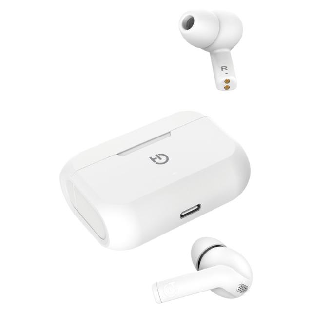 Hiditec - FENIX Auriculares True Wireless Stereo (TWS) Dentro de oído Llamadas/Música Bluetooth Blanco