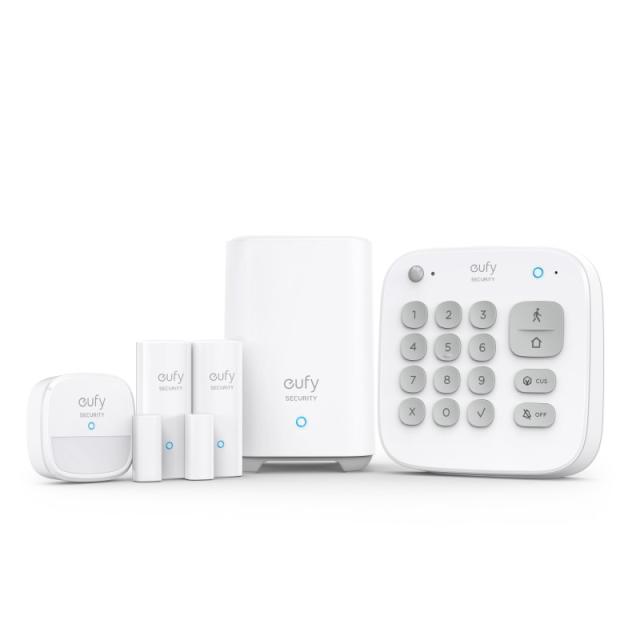Eufy - Security 5 piezas Smart Home Set, sistema de seguridad inteligente para el hogar, con cerradura de puerta, sensor de movi