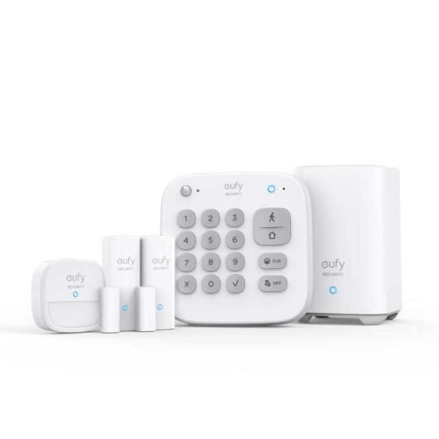 Eufy - Security 5 piezas Smart Home Set, sistema de seguridad inteligente para el hogar, con cerradura de puerta, sensor de movi