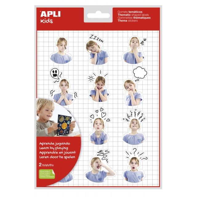 APLI - 15169 etiqueta decorativa engomada Desmontable