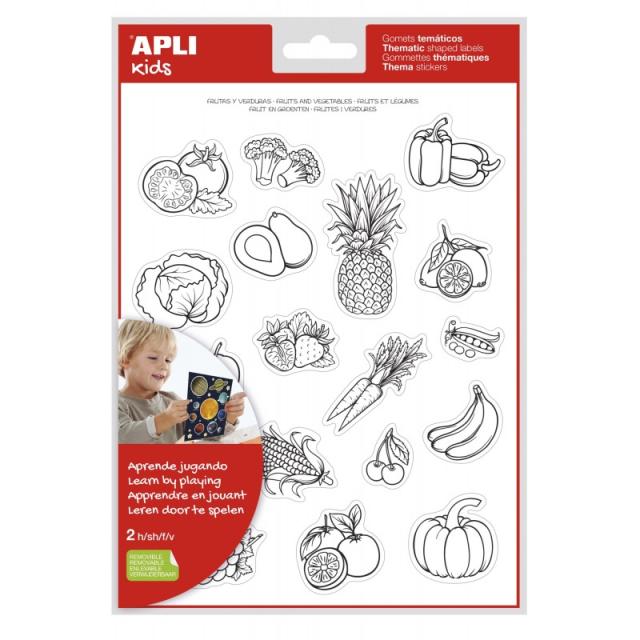 APLI - 16730 etiqueta decorativa engomada Desmontable