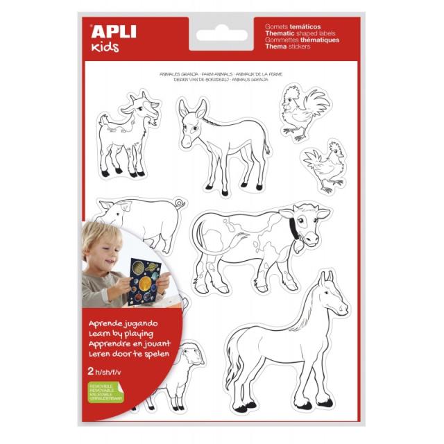 APLI - 16728 etiqueta decorativa engomada Desmontable