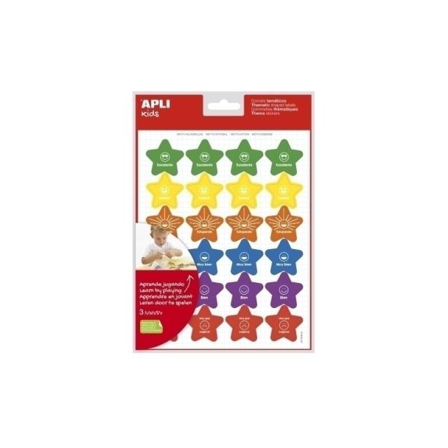 APLI - GOMETS APLI (19223) TEMAT.Bl.3h MOTIVAC. - Pack de 5 unidades