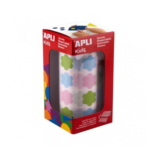 APLI - APLI GOMETS FLORES PERMANENTES MULTICOLOR 900U C/SURTIDOS PASTEL - Color no elegible