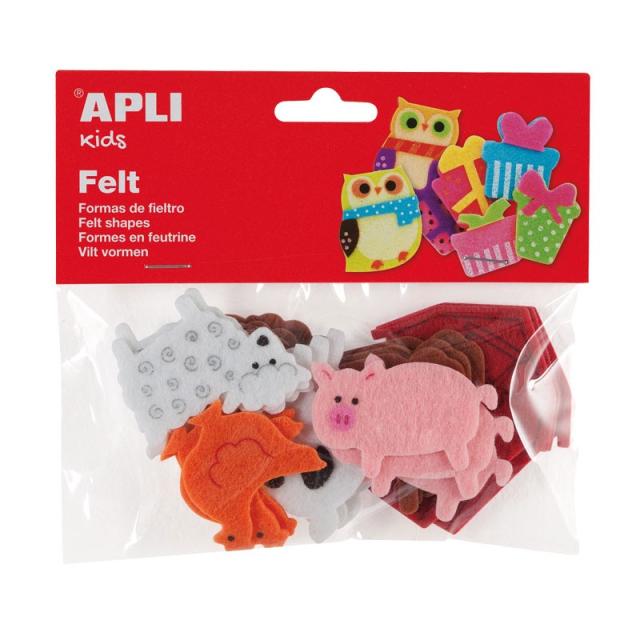 APLI - 13785 etiqueta decorativa engomada Multicolor 18 pieza(s)