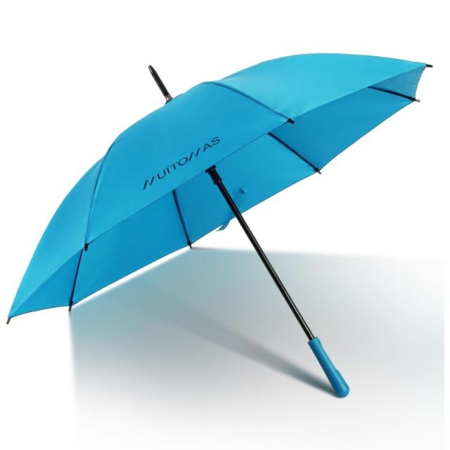Muitomas - UMBRSTRAIGHTBL paraguas Azul Fibra de vidrio Poliéster Tamaño completo
