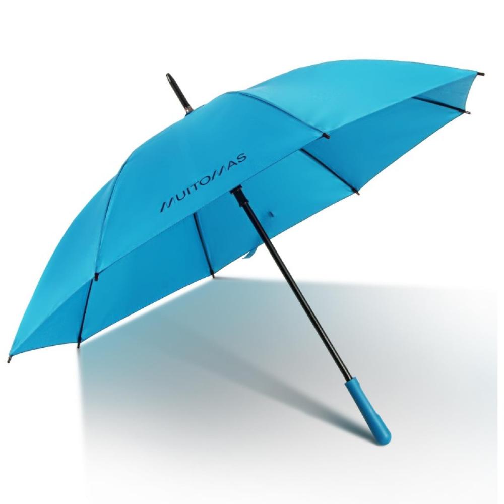 Muitomas - UMBRSTRAIGHTBL paraguas Azul Fibra de vidrio Poliéster Tamaño completo