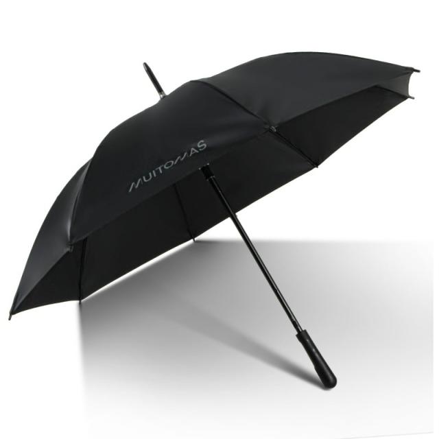 Muitomas - UMBRSTRAIGHTBK paraguas Negro Fibra de vidrio Poliéster Tamaño completo