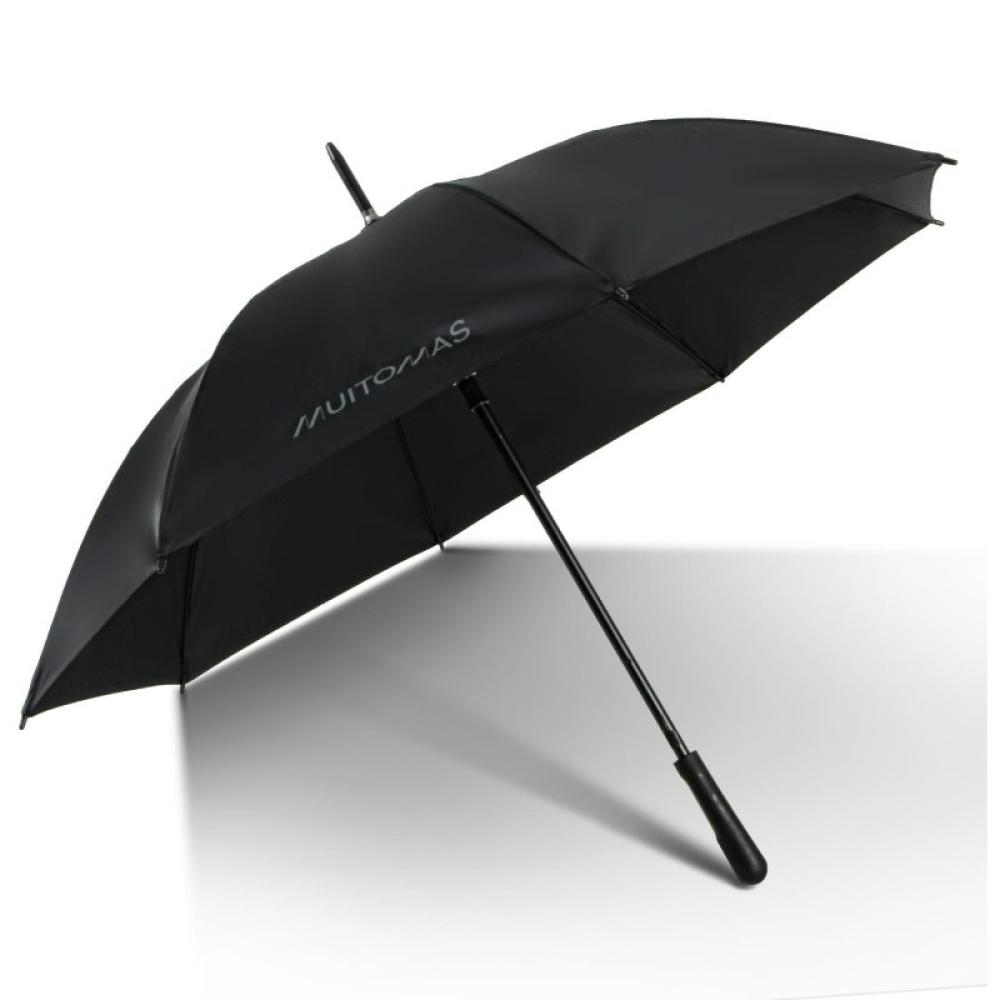 Muitomas - UMBRSTRAIGHTBK paraguas Negro Fibra de vidrio Poliéster Tamaño completo