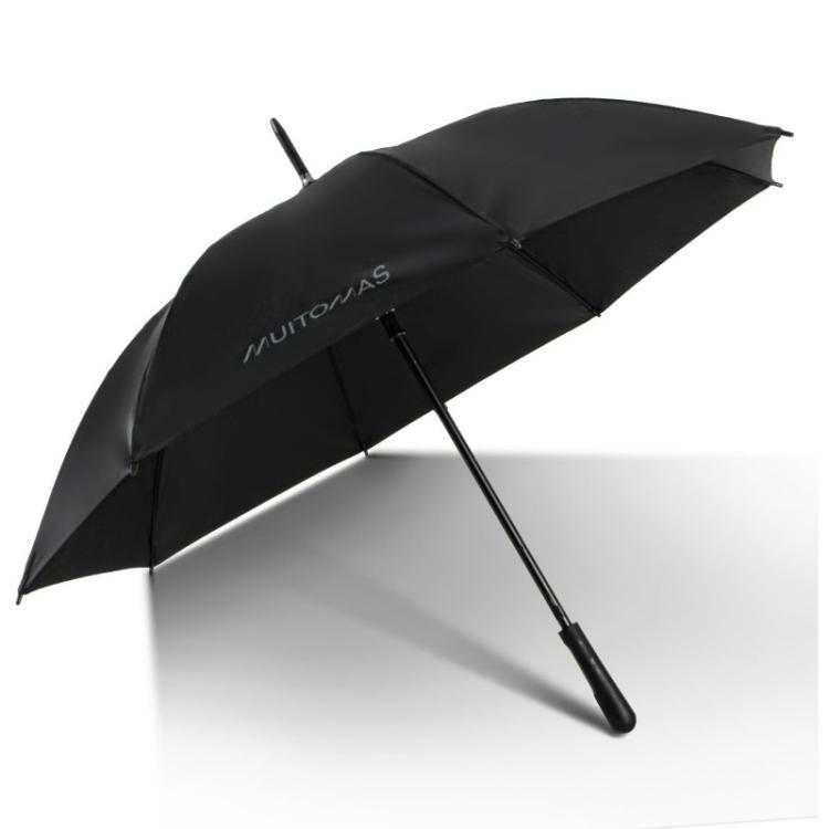 Muitomas - UMBRSTRAIGHTBK paraguas Negro Fibra de vidrio Poliéster Tamaño completo