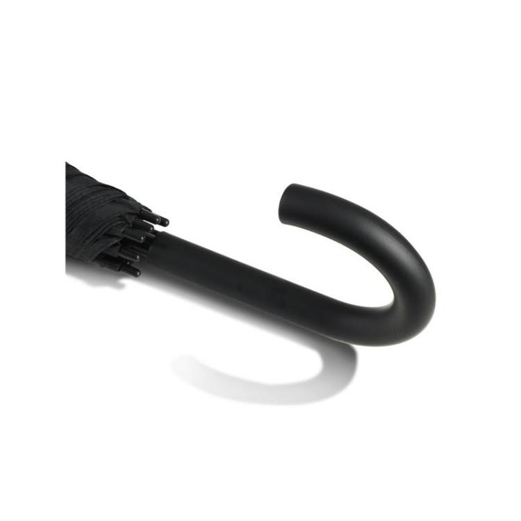 Muitomas - UMBRCURVEDBK paraguas Negro Fibra de vidrio Poliéster Tamaño completo