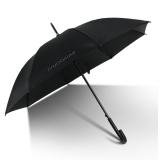 Muitomas - UMBRCURVEDBK paraguas Negro Fibra de vidrio Poliéster Tamaño completo