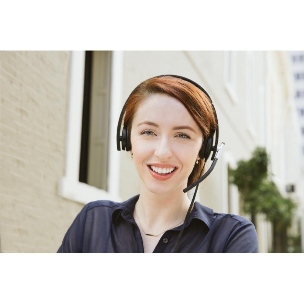 Logitech - 981-000519 auricular y casco Auriculares Alámbrico Diadema Oficina/Centro de llamadas USB tipo A Negro, Plata