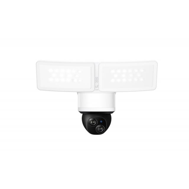 Eufy - Security Floodlight Camera E340 con cable, giro de 360° e inclinación, grabación ininterrumpida, Wi-Fi de doble banda, 20