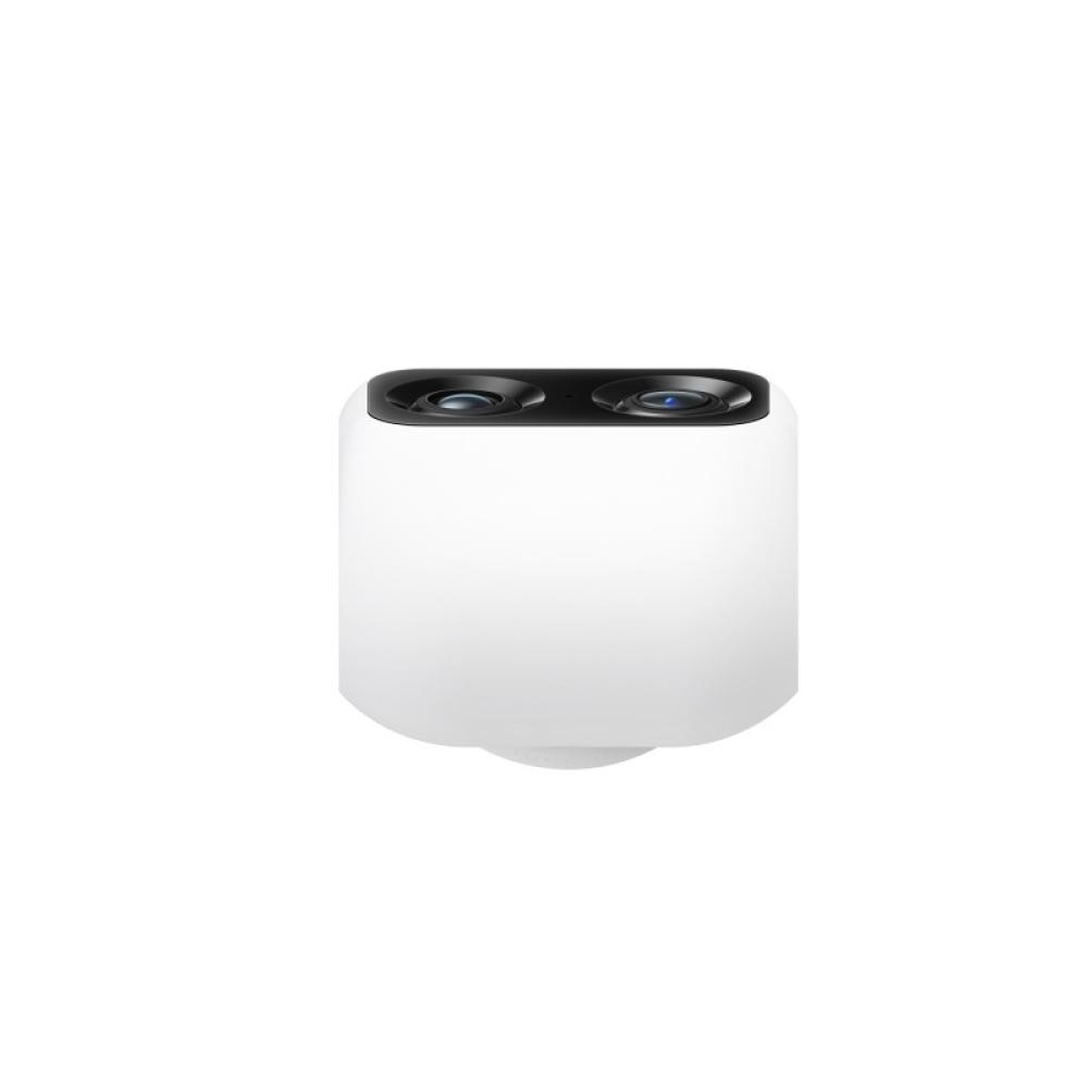 Eufy - Security Indoor Cam S350, cámara doble, cámara de seguridad con resolución 4K UHD, zoom de 8× y PTZ de 360°, IA para pers