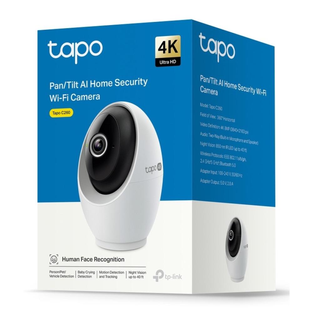 TP-Link - Tapo C260 Cámara de seguridad IP Interior 3840 x 2160 Pixeles Techo/Pared/Escritorio