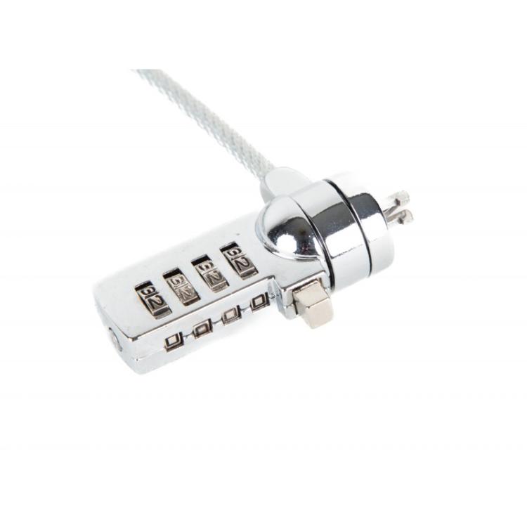 iggual - Cable seguridad candado 4 dígitos SECURE 4D