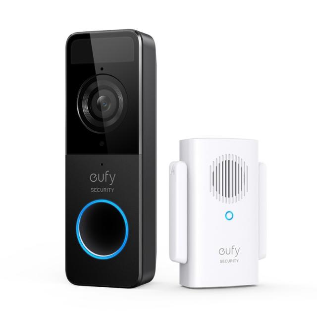 Eufy - Video Doorbell 1080p Negro, Blanco