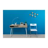 Alba - HORLCDNEO reloj de mesa o pared Reloj digital Rectángulo Plata