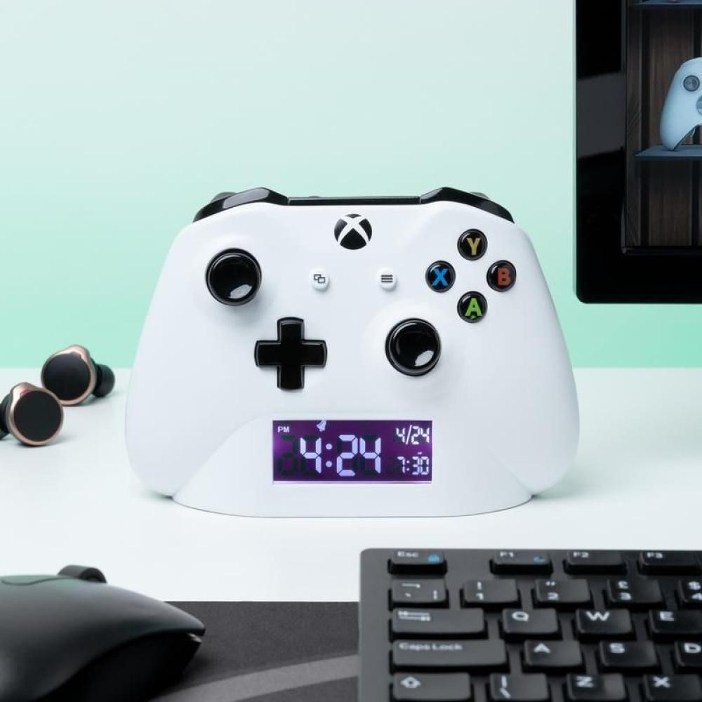 Paladone - XBOX Reloj despertador digital Blanco