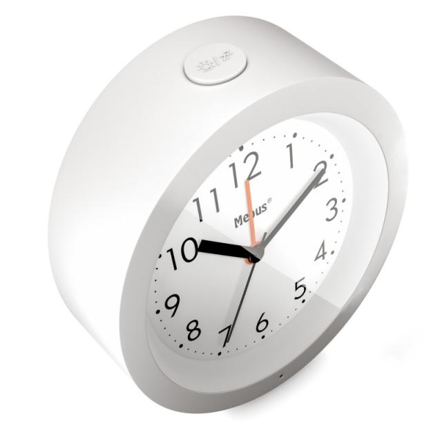 Mebus - 25629 despertador Reloj despertador analógico Blanco