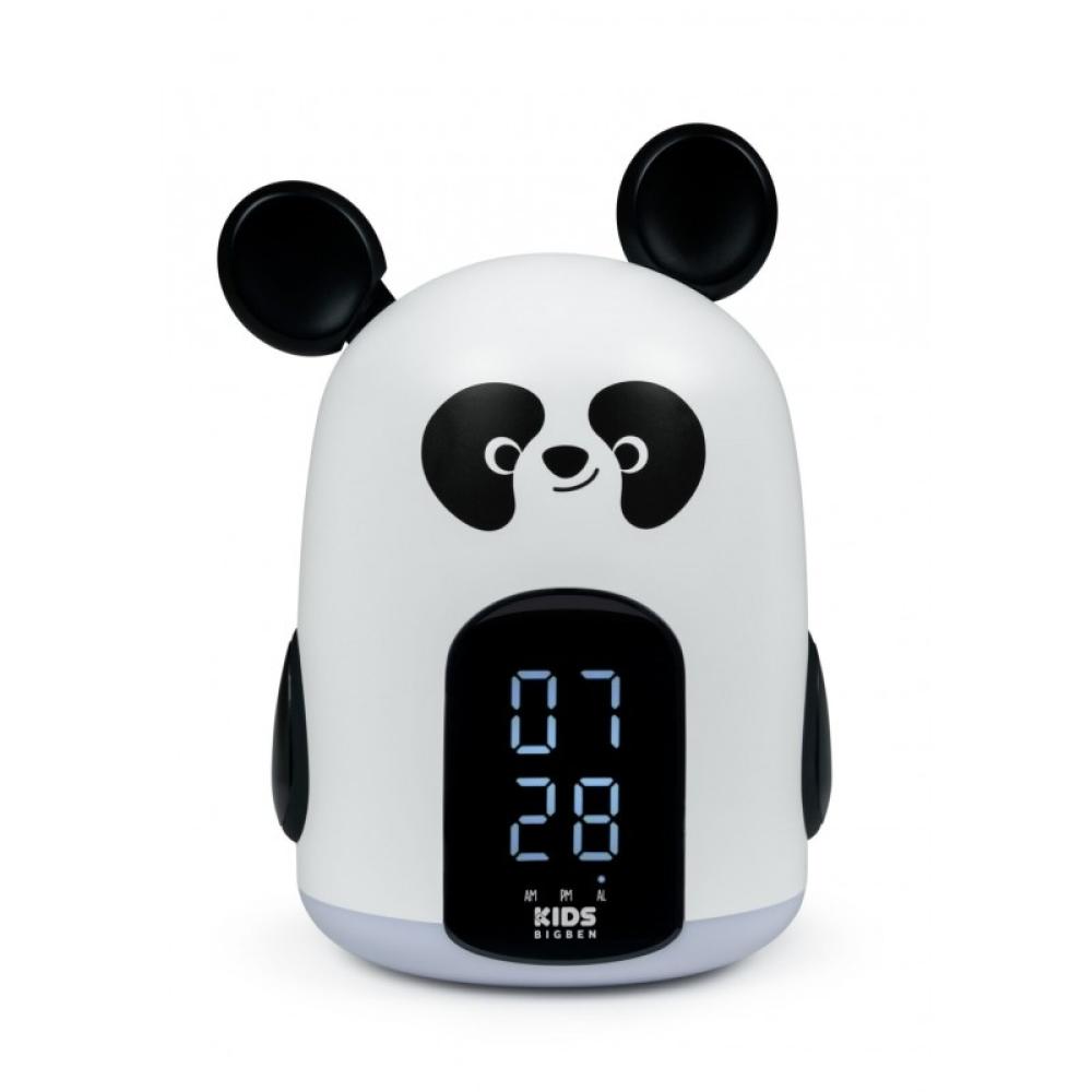 Bigben Interactive - RKIDSPANDA despertador Reloj despertador digital Negro, Blanco