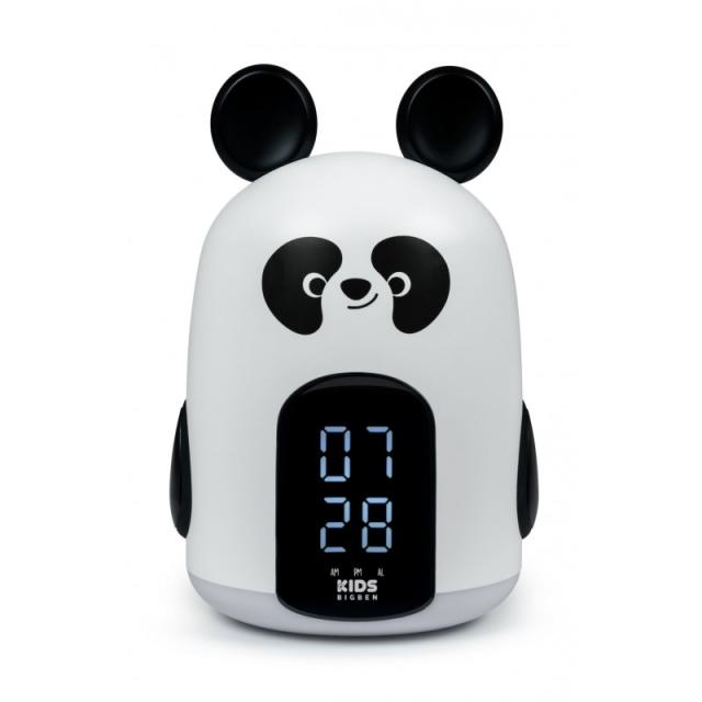 Bigben Interactive - RKIDSPANDA despertador Reloj despertador digital Negro, Blanco
