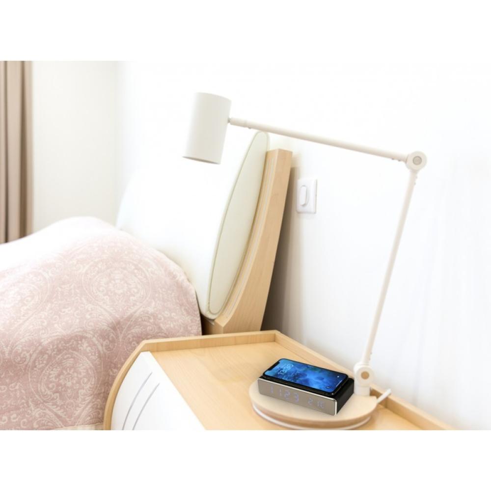 Gembird - DAC-WPC-01 despertador Reloj despertador digital Negro