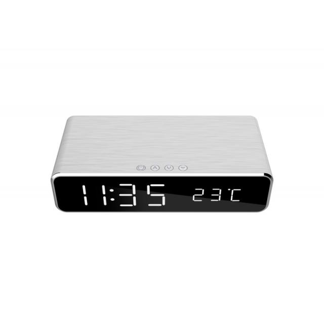 Gembird - DAC-WPC-01 despertador Reloj despertador digital Negro