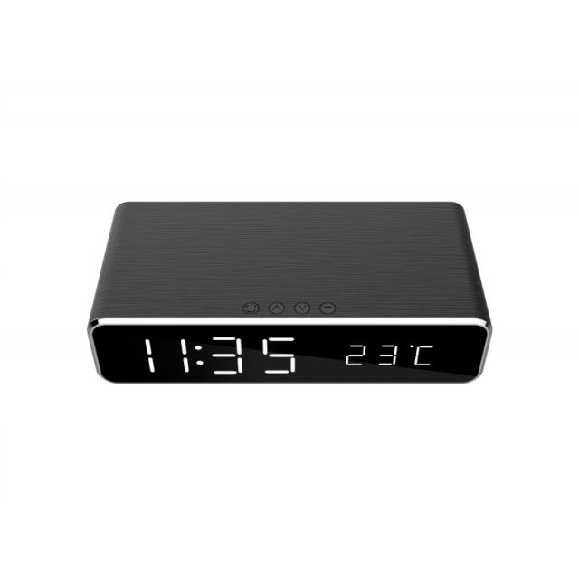 Gembird - DAC-WPC-01 despertador Reloj despertador digital Negro