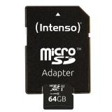 Intenso - 3433490 memoria flash 64 GB MicroSDXC UHS-I Clase 10