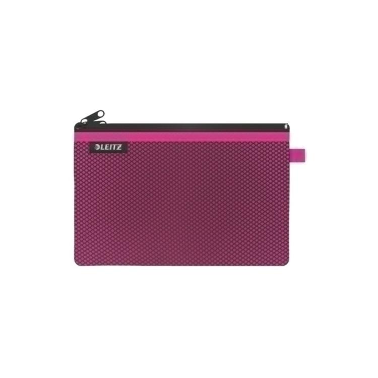 Leitz - 40130023 bolso y bandolera Malla, Nylon Rosa Unisex Bolsa para accesorios