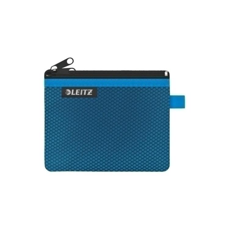 Leitz - 40110036 bolso y bandolera Malla, Nylon Azul Unisex Bolsa para accesorios