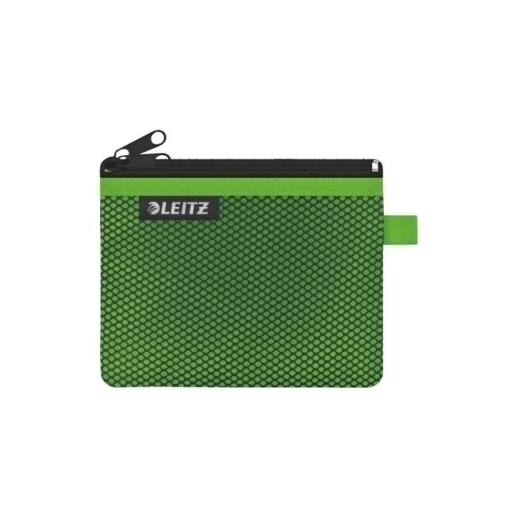 Leitz - 40110054 bolso y bandolera Malla, Nylon Verde Unisex Bolsa para accesorios