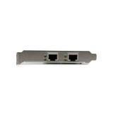 StarTech.com - Adaptador Tarjeta de Red NIC PCI Express PCI-E de 2 Puertos Ethernet Gigabit RJ45