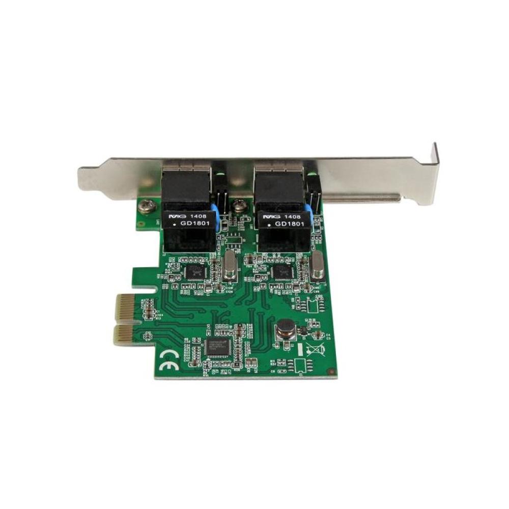 StarTech.com - Adaptador Tarjeta de Red NIC PCI Express PCI-E de 2 Puertos Ethernet Gigabit RJ45