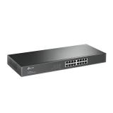 TP-Link - TL-SG1016 switch No administrado Gigabit Ethernet (10/100/1000) 1U Negro