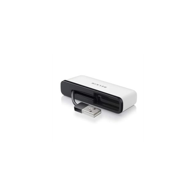 Belkin - F4U021BT hub de interfaz 480 Mbit/s Negro, Blanco